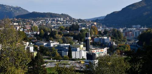 Panorama su Chiasso da Balerna