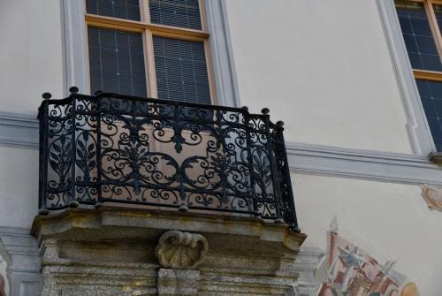 Balcone in ferro battuto